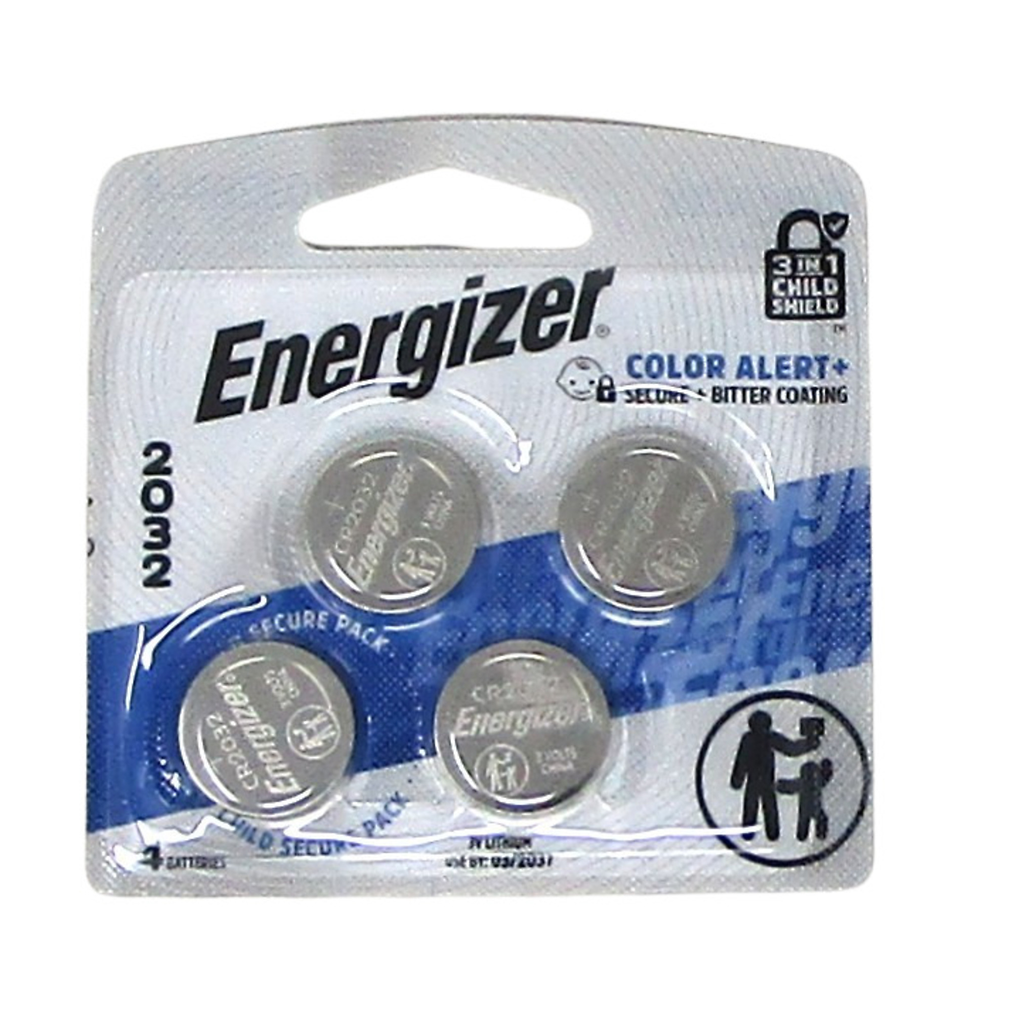 Energizer 2032 Lithium Coin Batteries – 4-Pack, Model #2032bp4